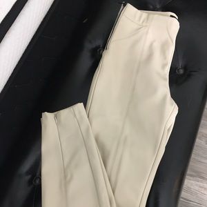 Faux leather pants